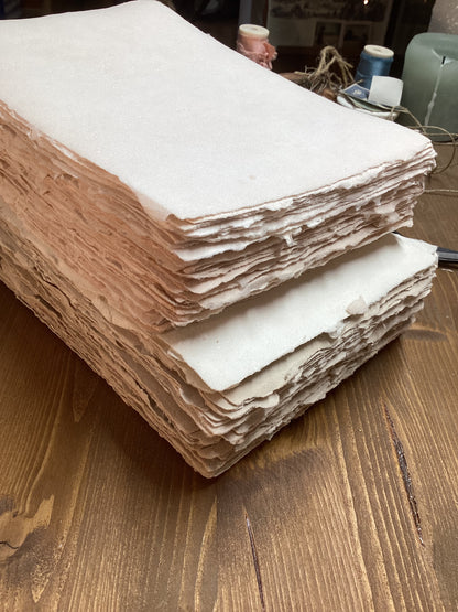 A4 (210 x 300 mm) Beige Handmade Paper 200 gr | wedding Paper | 100 % Cottonpapier