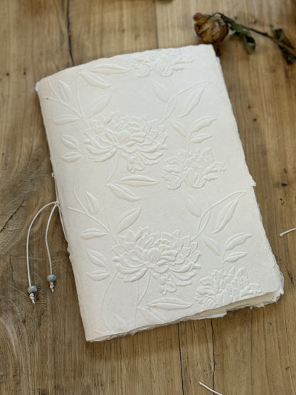 A5 Journal - Handmade Paper with Embossing