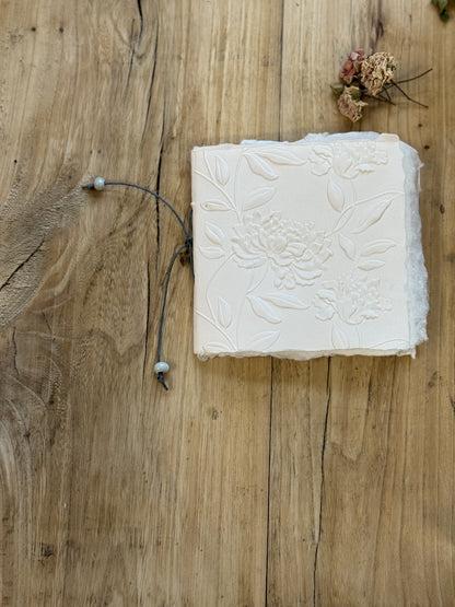 Journal - Handmade Paper with Embossing