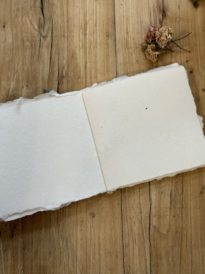 Journal - Handmade Paper with Embossing