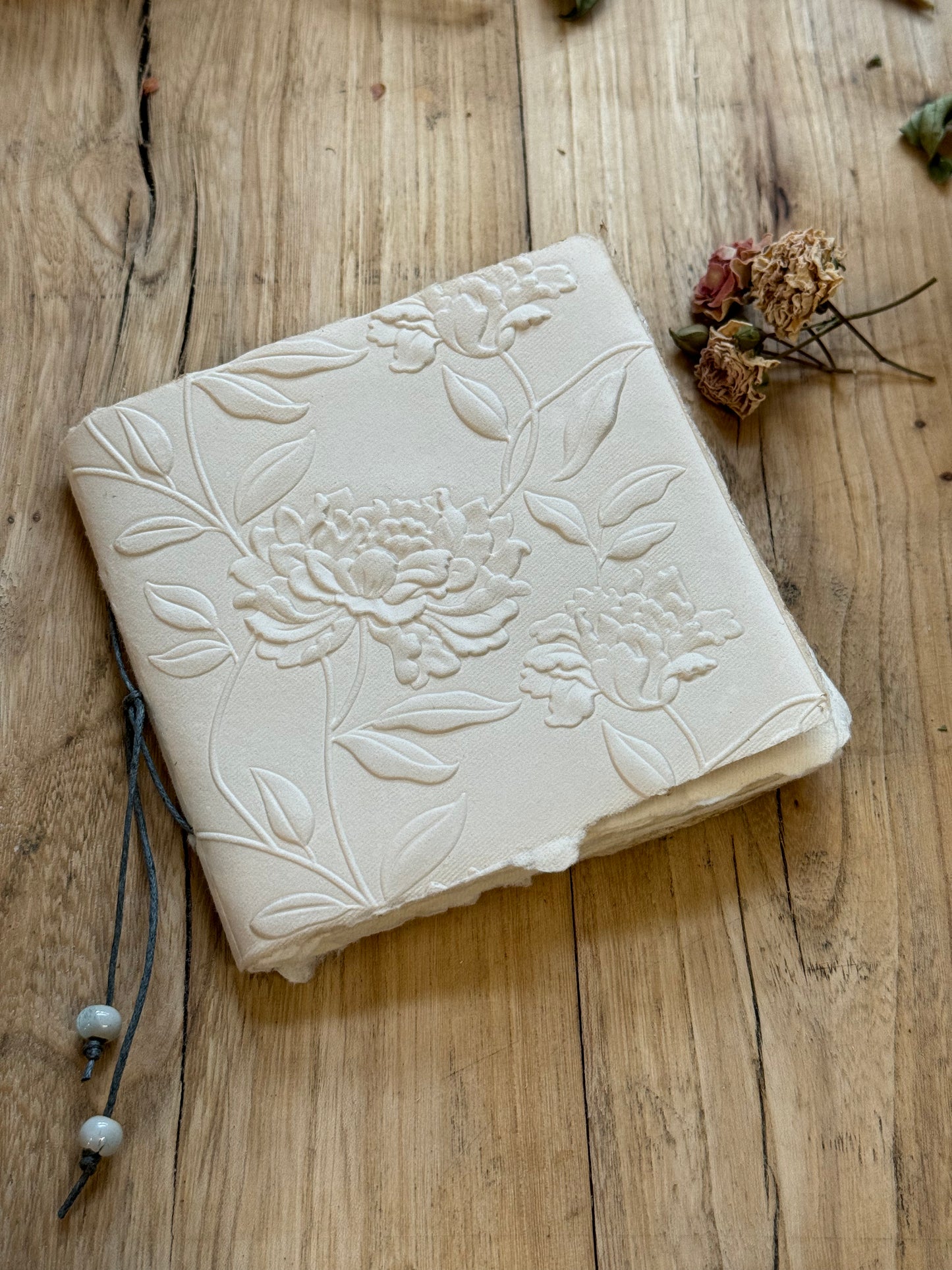 Journal - Handmade Paper with Embossing