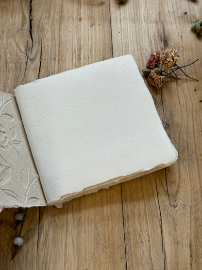 Journal - Handmade Paper with Embossing