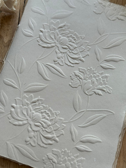 A5 Journal - Handmade Paper with Embossing