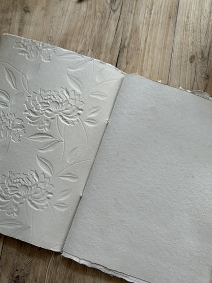 Journal - Handmade Paper with Embossing